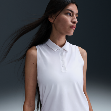 Polo tričko Nike Nike Victory Dri-FIT Sleeveless Polo Shirt Biela | FQ1572-100, 0