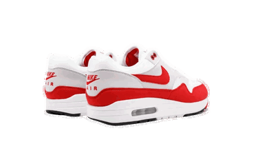 Tenisky a topánky Nike Air Max 1 Anniversary Red (2017/2018 Restock Pair) Červená | 908375-103, 2