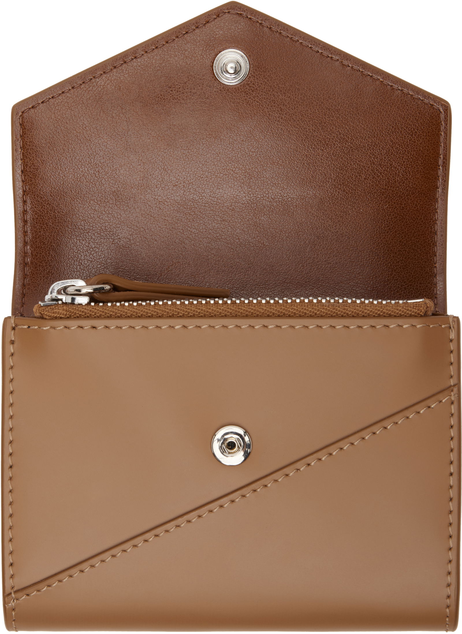 MM6 Maison Margiela Leather Flap Wallet