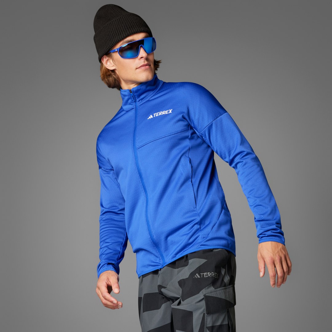 Vetrovka adidas Performance Terrex Xperior Climawarm Light Fleece Jacket Modrá | JE1354, 0