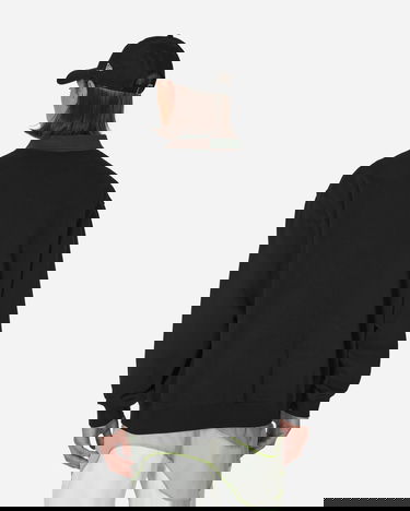 Sveter Dime Terry Rugby Crewneck Čierna | DIMESU238BLK, 2