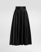 Dolce & Gabbana Calf-Length Silk Satin Circle Skirt