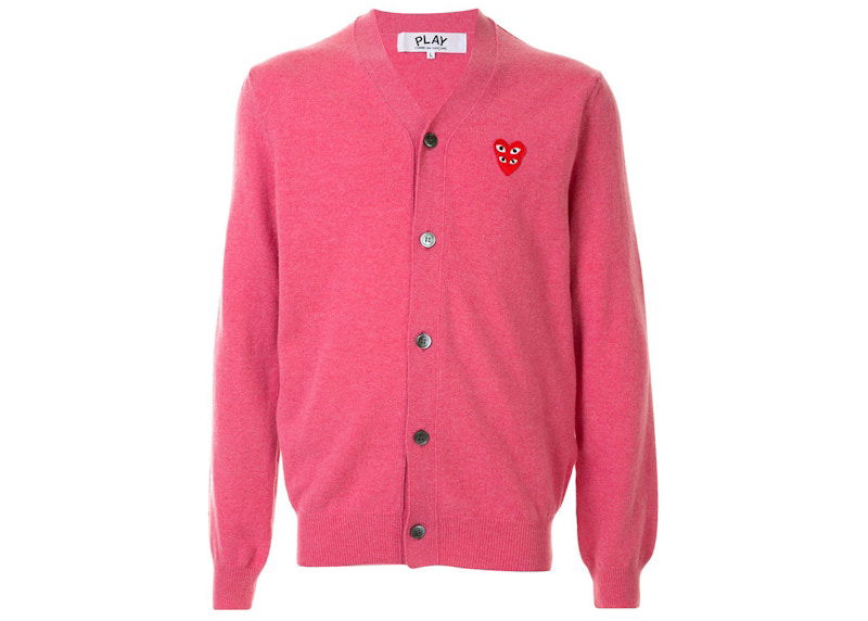 Sveter Comme des Garçons Play Small Heart Cardigan Ružová | AZN076051, 0