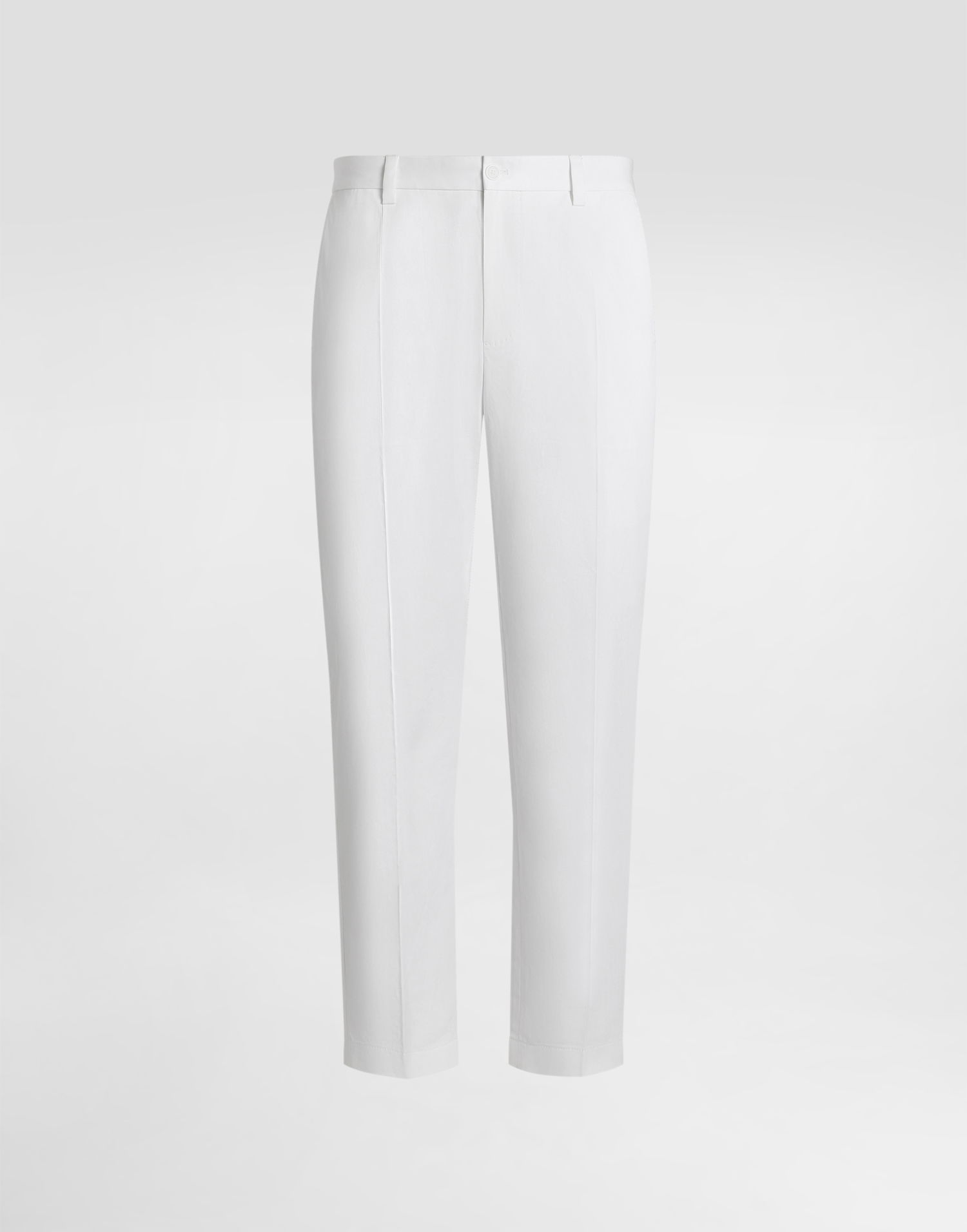 Nohavice Dolce & Gabbana Dolce & Gabbana Cotton Gabardine Trousers 52 Biela | GW13EZFUFNVW0111, 0