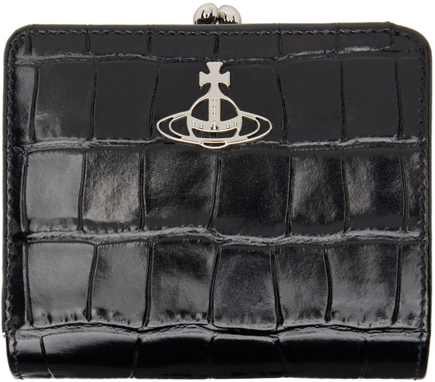 Peňaženka Vivienne Westwood Crocodile Wallet Čierna | 51010058U-L0039-, 0