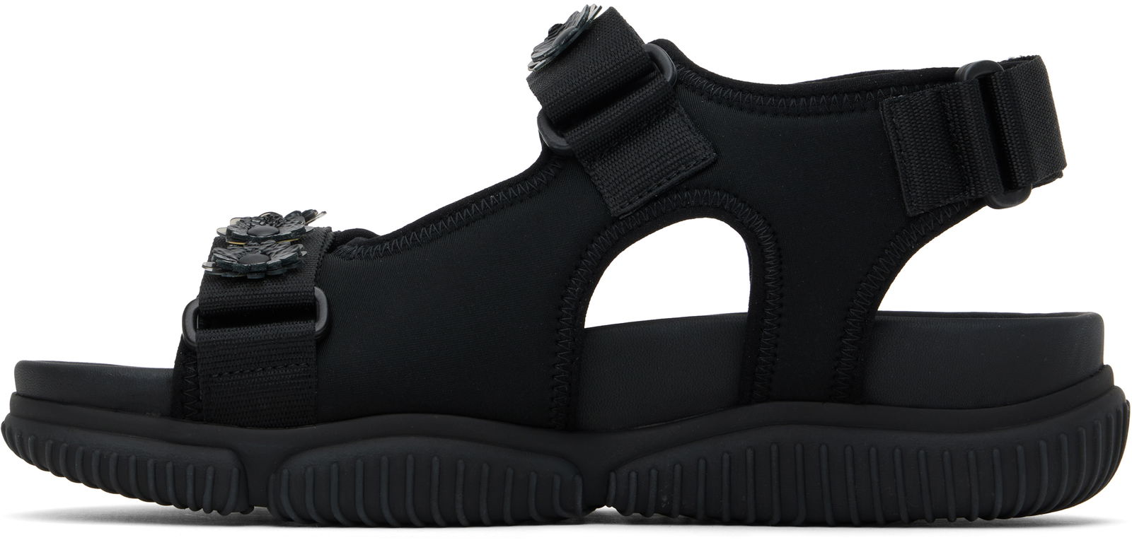 Valeria Flower Embellished Platform Sandals