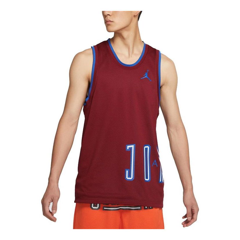 Tielko Jordan Jordan Sport DNA Logo Vest Vínová | DA7235-677