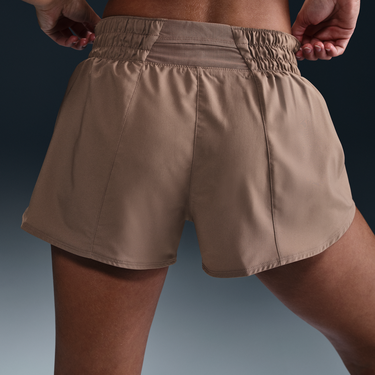 Podprsenka Nike Dri-FIT One Mid-Rise 3" Shorts with Liner Hnedá | DX6010-233, 4