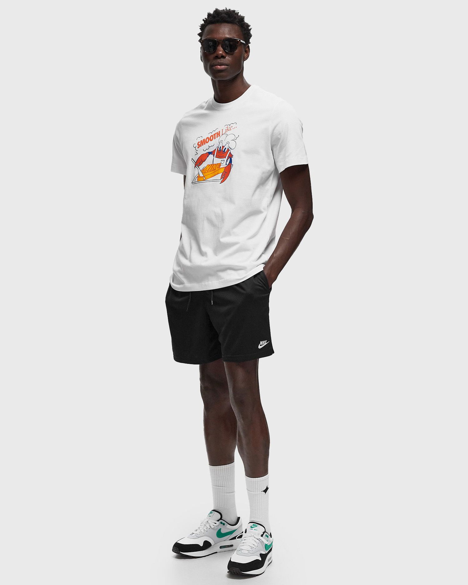 Šortky Nike NSW CLUB FLOW MESH SHORTS Čierna | FN3514-010, 1