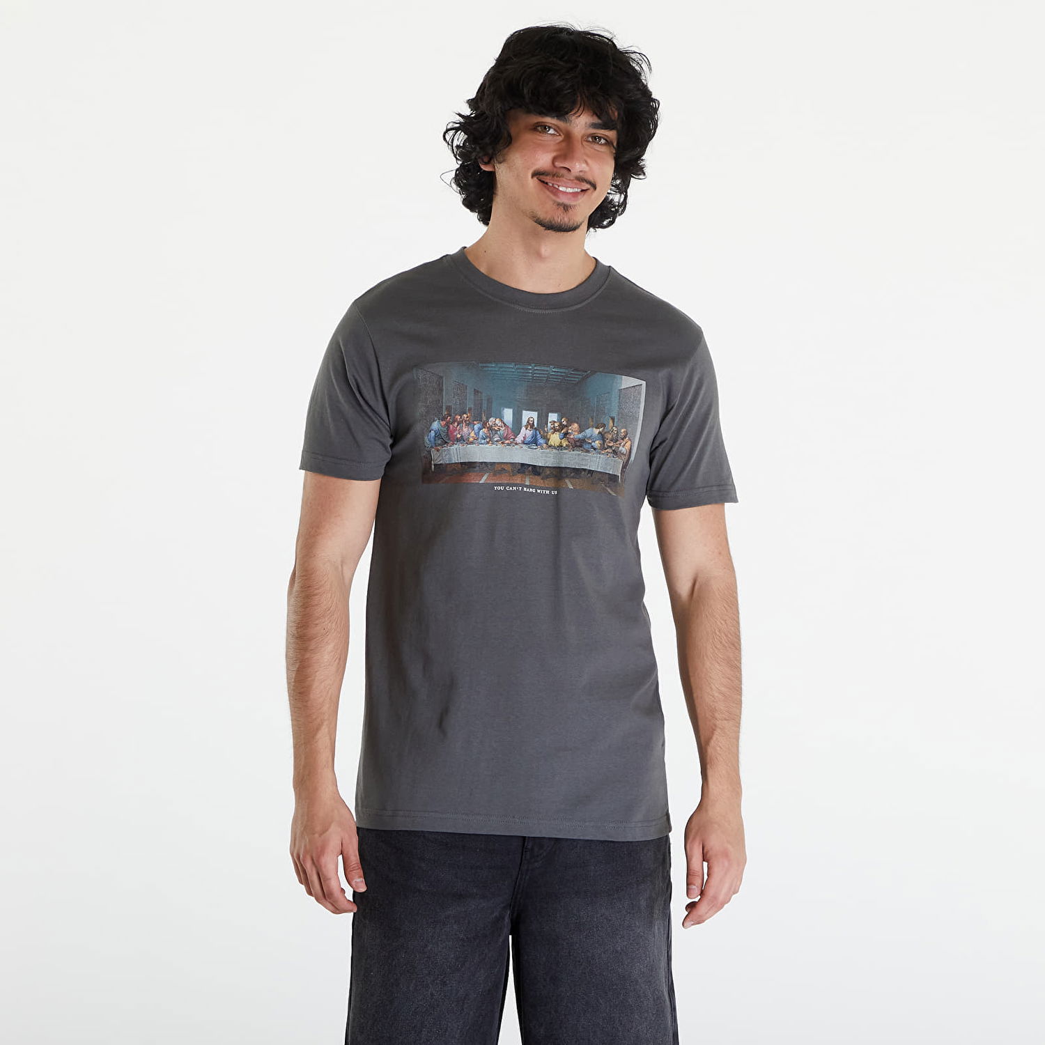 Tričko Urban Classics Canīt Hang With Us Tee Dark Shadow Šedá | MT1187-02457, 0