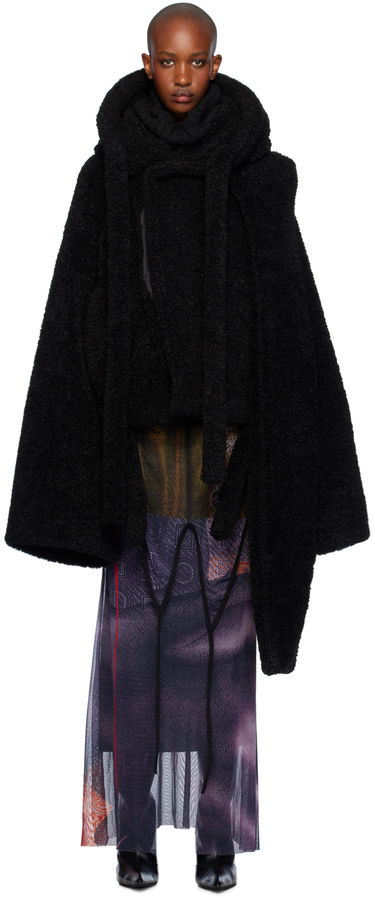 Kabáty Ottolinger Ottolinger Wrap Teddy Short Jacket Čierna | 1230703921, 0