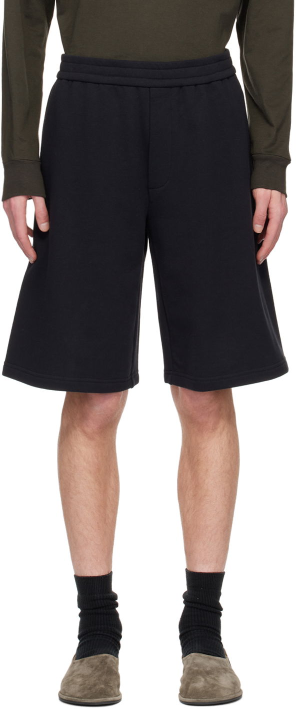 Eston Navy Casual Shorts