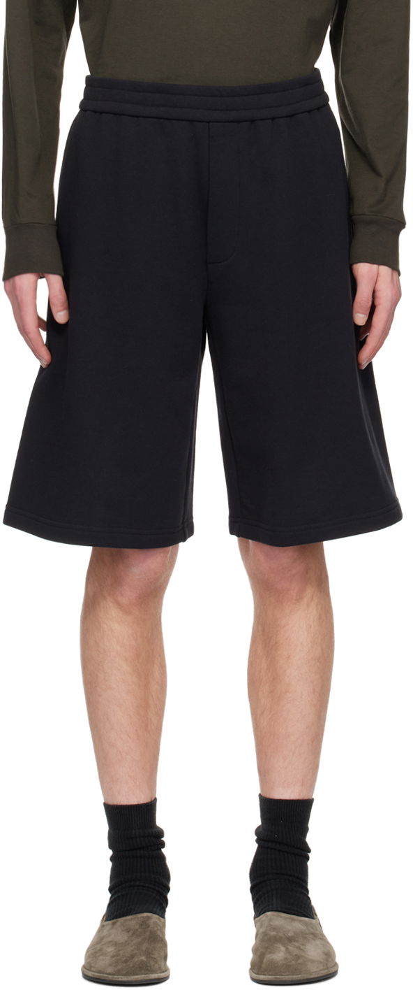 Šortky The Row Eston Navy Casual Shorts Čierna | 387-K290, 0