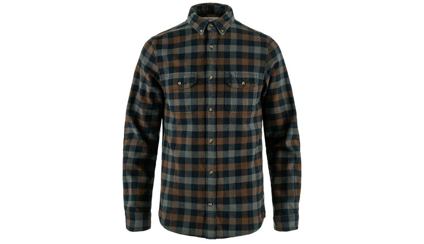 Košeľa FJÄLLRÄVEN Skog Plaid Flannel Long-Sleeve Button-Down Shirt Rôznofarebný | F81353-555-299