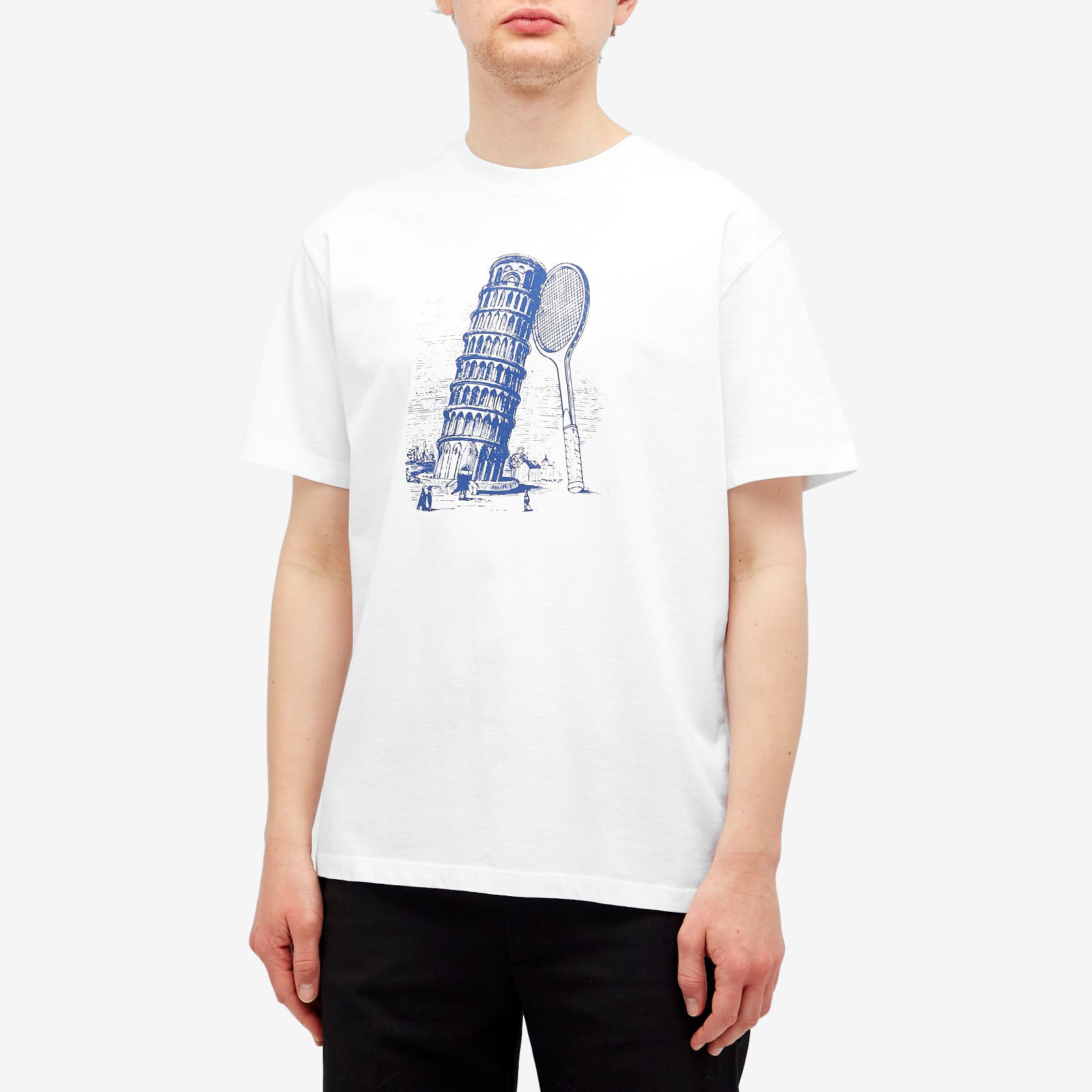 Palmes Tower Graphic T-Shirt, Size Large
