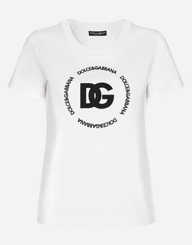 Tričko Dolce & Gabbana Tshirt Manica Corta Biela | F8T00ZHU7H8W0800, 0