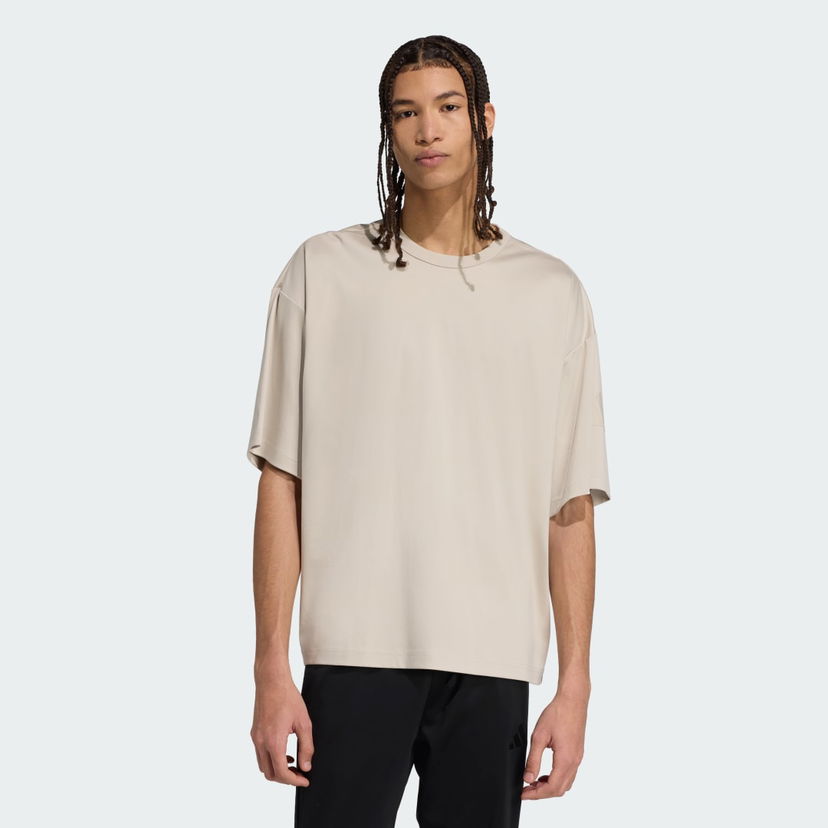 Tričko adidas Performance Luxurious Soft T-Shirt Béžová | KB6778