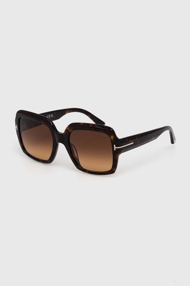 Slnečné okuliare Tom Ford Tom Ford FT1082 Square Sunglasses Hnedá | FT1082.5452F, 1