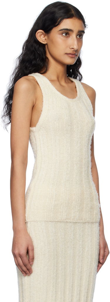 Tielko Khaite KHAITE Lena Knit Tank Top Béžová | 9744309, 1