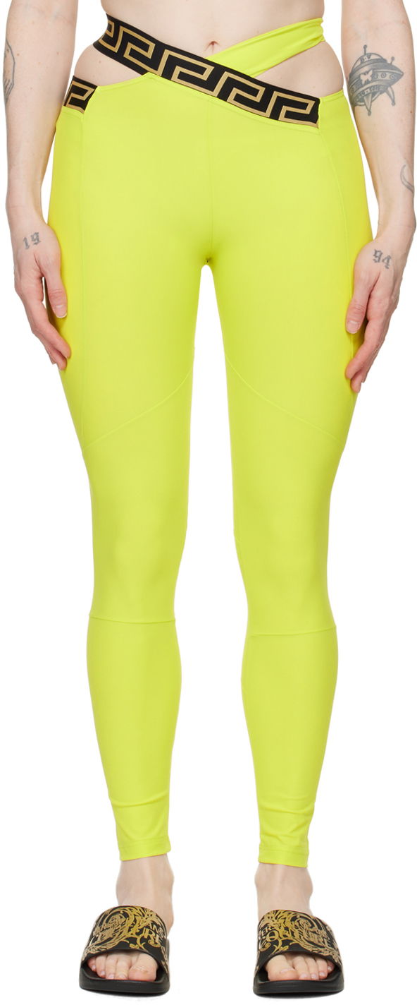 Legíny Versace Versace Greca Border Leggings Žltá | 1008681_1A06229_2Y870, 0