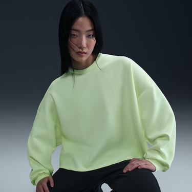 Sveter Nike 24.7 Impossibly Soft Dri-FIT Relaxed Fit Crewneck Sweatshirt Zelené | HQ8193-701, 3