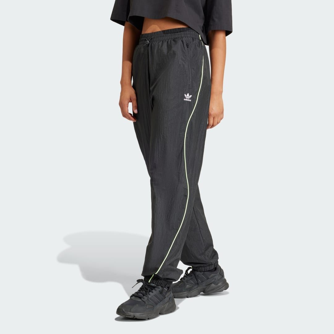 Nohavice a džínsy adidas Originals Loose Parachute Šedá | IT9698, 0
