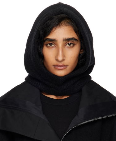 Klobúk Rick Owens Rick Owens Alpaca Knit Hood Čierna | RP02E4481 KWP, 0