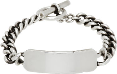 Náramok Ann Demeulemeester Ann Demeulemeester Silver-Tone Quote Chain Bracelet Metalická | B0013095-JW020-070, 0
