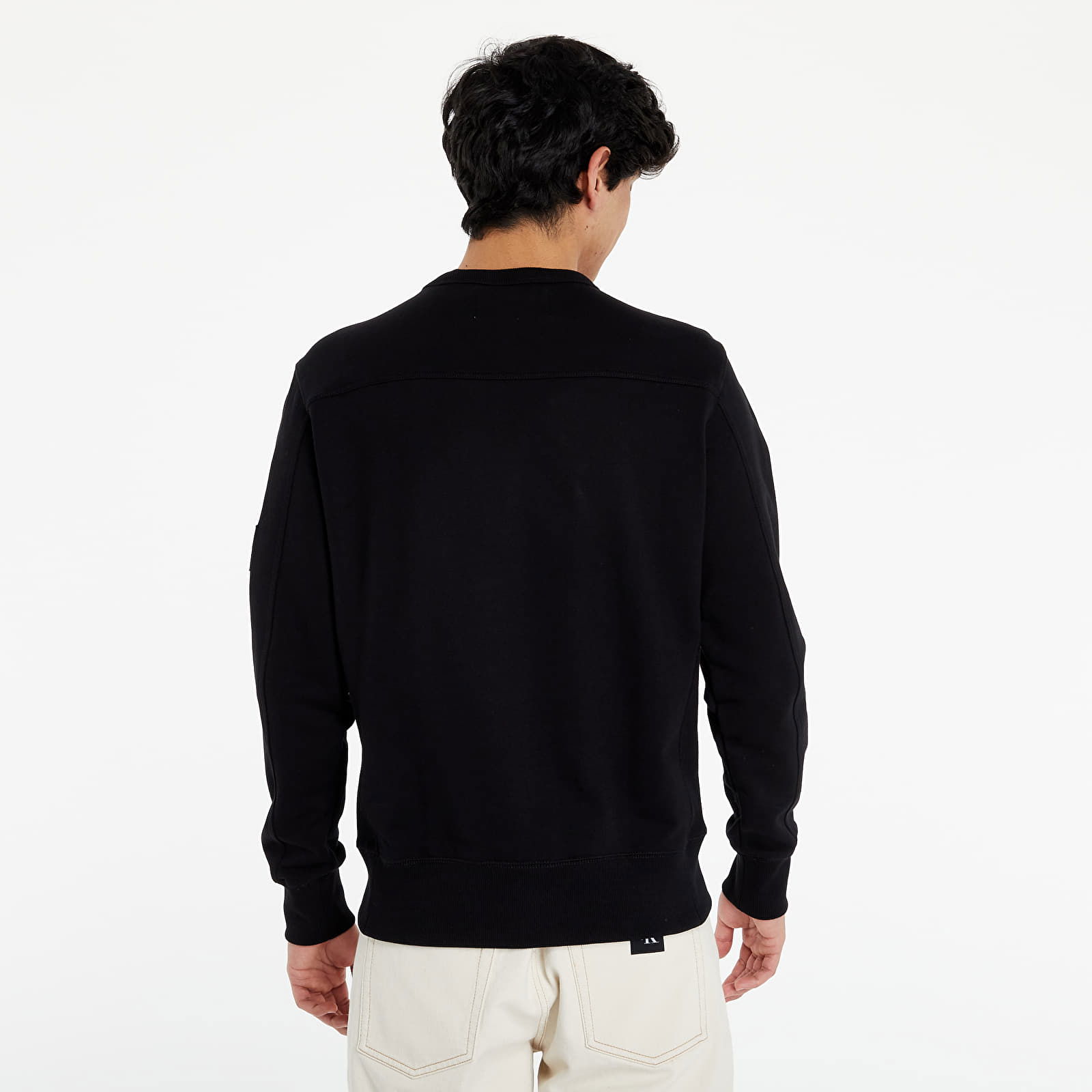 Monogram Sleeve Badge Crew Sweat CK