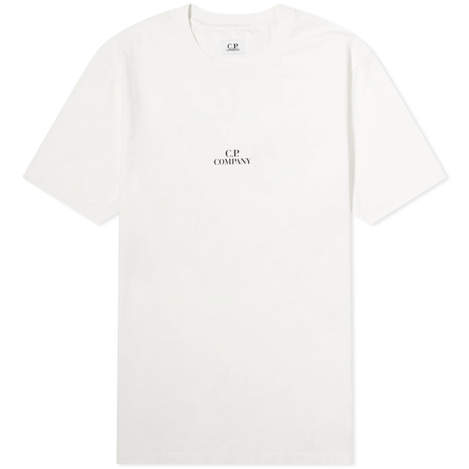 Tričko C.P. Company 30/1 Jersey Graphic T-Shirt Gauze White Biela | CMTS141A-006586W-103, 0