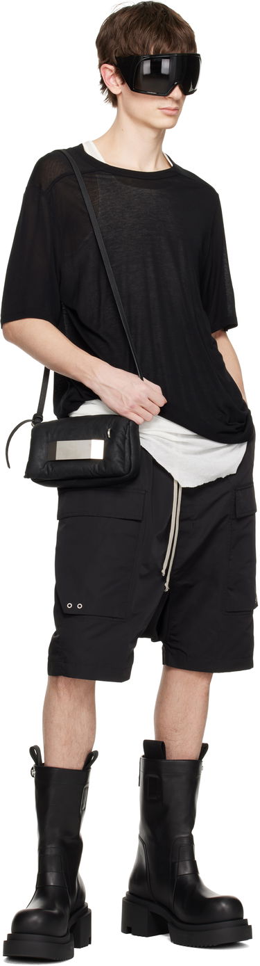 Šortky Rick Owens Rick Owens Hollywood Cargo Pods Shorts Čierna | RU01E5389 FT, 3