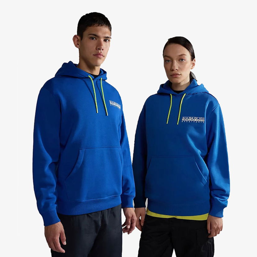 Mikina Napapijri Hoodie Modrá | NP0A4HE1B5A1