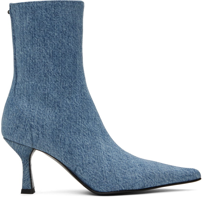 Šaty OUR LEGACY Our Legacy Slim Denim Boots Modrá | A2247SVD, 0