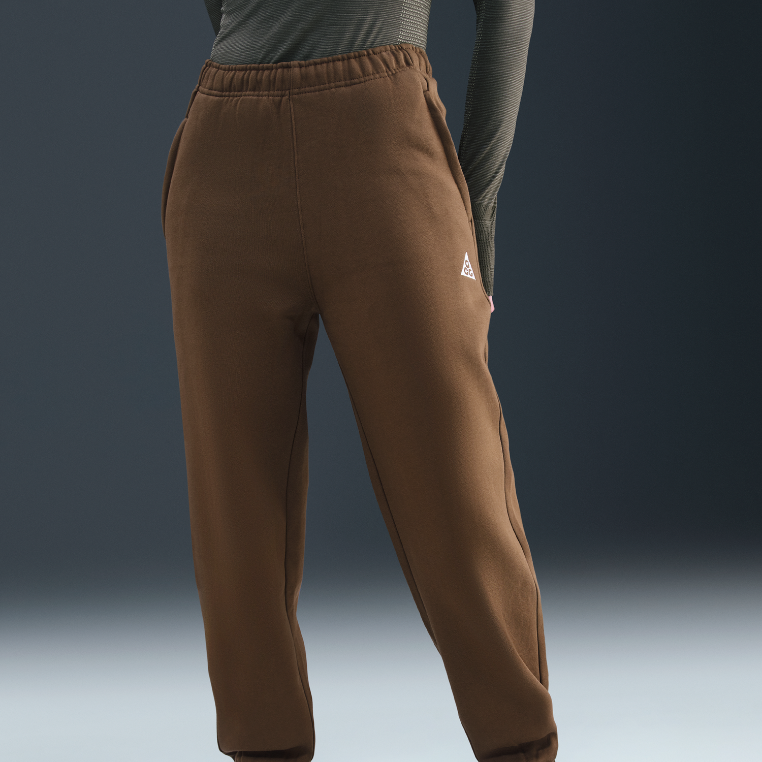 Nohavice Nike ACG ACG 'Tuff Fleece' Cotton/Polyester Trousers Hnedá | IH0717-235, 1