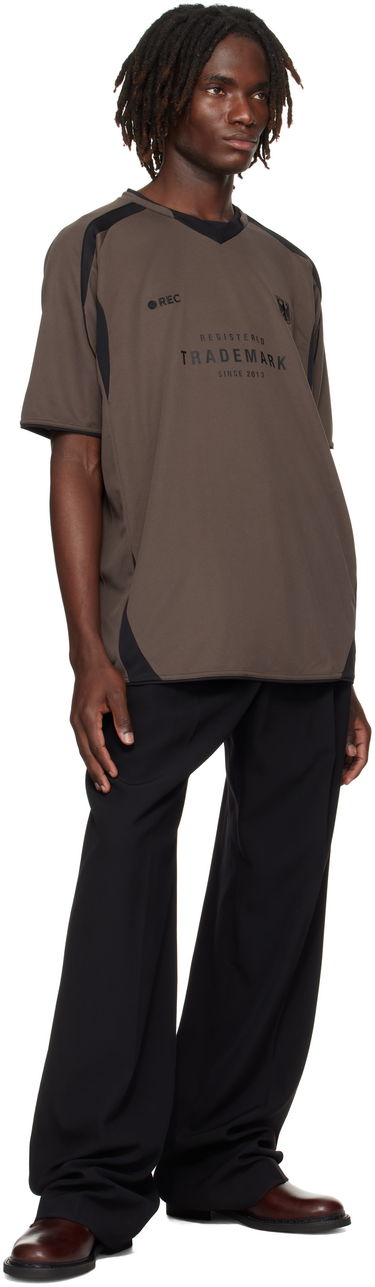 Dres VETEMENTS Vetements 'Trademark' Football T-Shirt Hnedá | UH76TR500C, 3