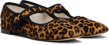Šaty Repetto Repetto Georgia Mary Jane Square-Toe Ballerinas Hnedá | V4141PONY, 3