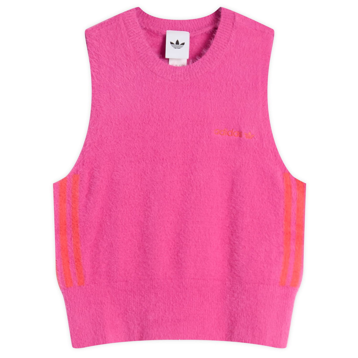 Vesta adidas Originals Fluffy Knitted Vest, Size X-Small Ružová | JW3648, 1