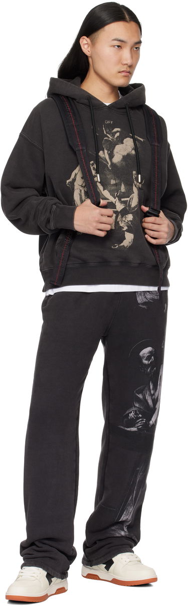 Mikina Off-White Martyrdom Graphic Print Hoodie Čierna | OMBB085S25FLE00O1361, 3