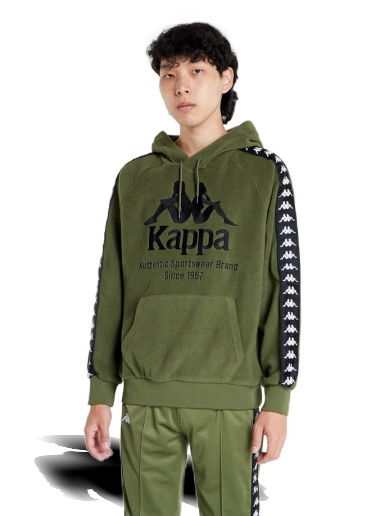 Mikina Kappa Banda Viper Hoodie Zelené | 34181UW C1B