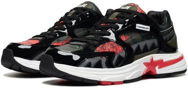 Tenisky a topánky BAPE ASSC Shark Sta Floral Zelené | 1K73-191-908, 1
