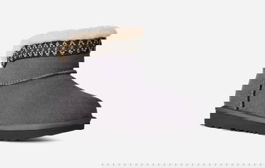 Tenisky a topánky UGG Classic Ultra Mini Taslyn Boot Suede Šedá | 1174630K-OBS, 1