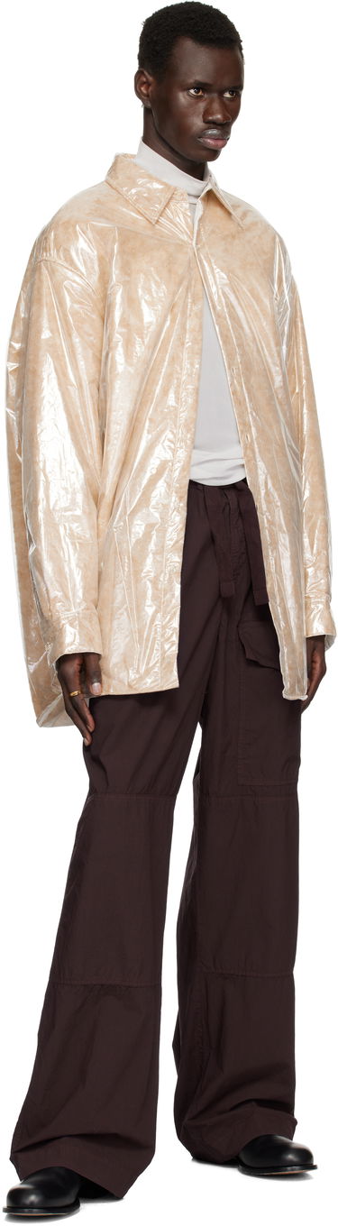 Košeľa Dries Van Noten Dries Van Noten Oversized Puffed Overshirt Béžová | 251-020713-1257, 3