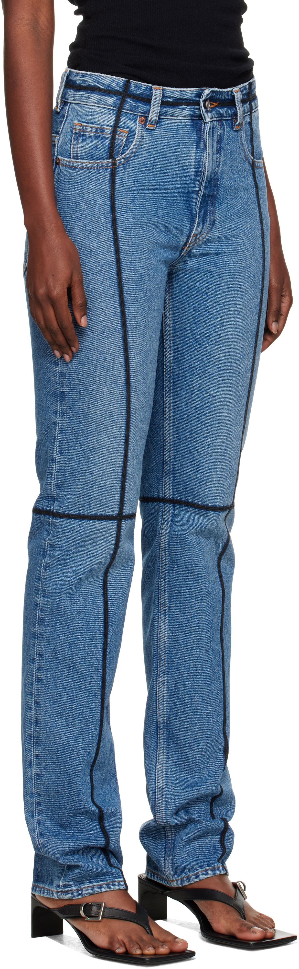 Džínsy Maison Margiela MM6 Maison Margiela 5 Pockets Jeans Modrá | S52LA0261 M30018, 1