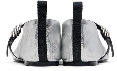Šaty rag & bone rag & bone Spire Mary Jane Ballerina Flats Metalická | WFF24SF001TR1, 1
