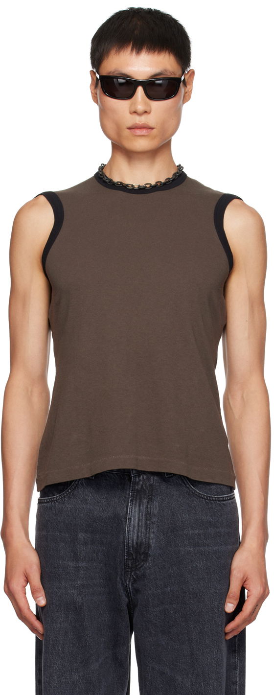 Tielko OUR LEGACY Our Legacy Bro Tank Top Hnedá | M4236BP, 0