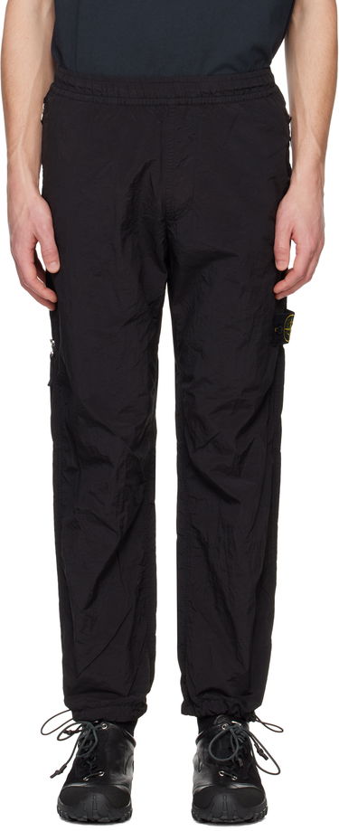 Tepláky Stone Island Stone Island Regenerated Nylon Metal ECONYL Sweatpants Čierna | K1S15 3100005 S0019, 0