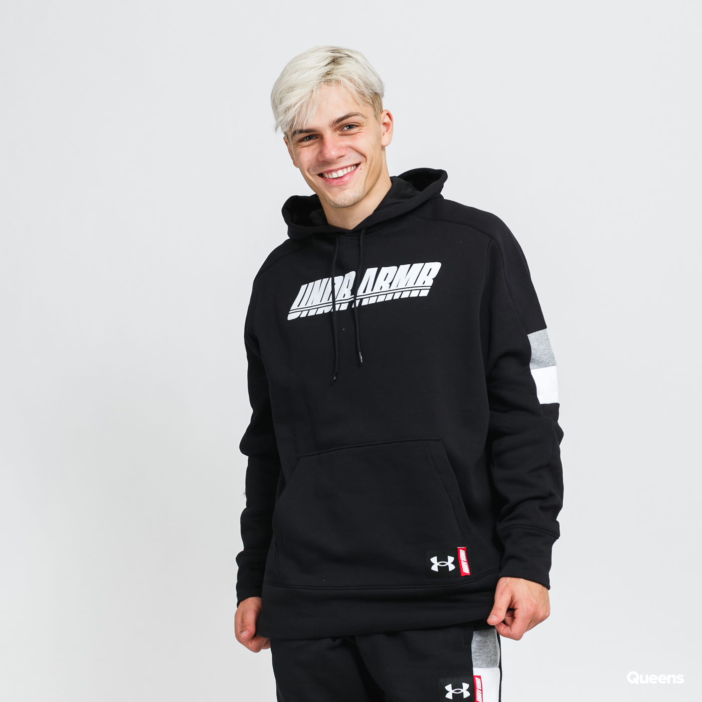 Mikina Under Armour Baseline Fleece Hoodie Čierna | 1366528-001, 0