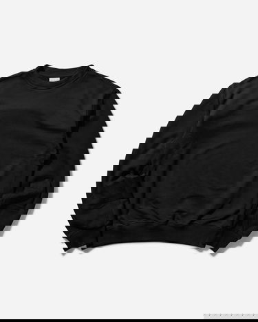 Sveter Dries Van Noten Back Zip Crewneck Sweatshirt Čierna | 251-021154-1610 509, 1