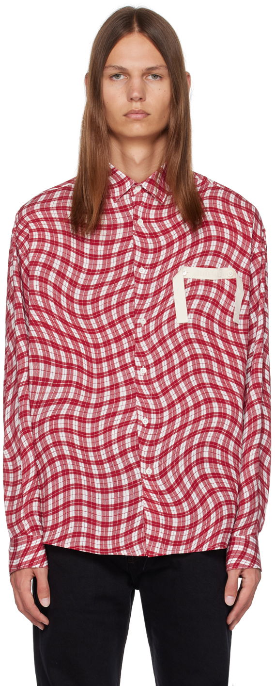 Košeľa Jacquemus Le Chouchou 'La Chemise Simon' Červená | 22E216SH001-1002, 0