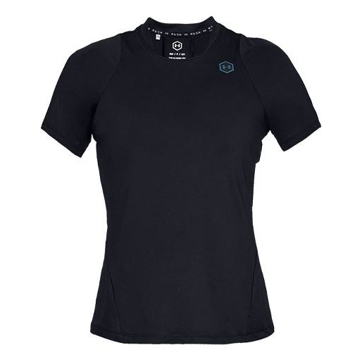 Dres Under Armour Rush Training Short Sleeve Sports Top Čierna | 1332468-001, 0